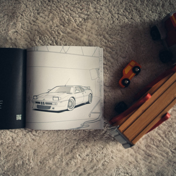 Car Coloring Book BMW M1 / coloring page