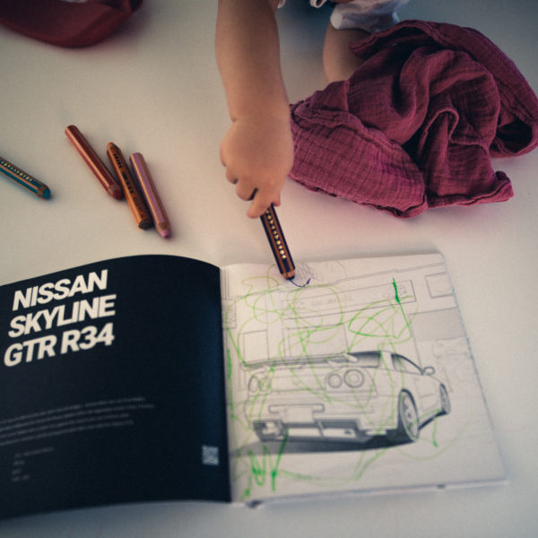 Nissan Skyline GTR R34 Malbuch